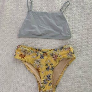 PacSun Pastel Blue Bikini Top SIZE: M